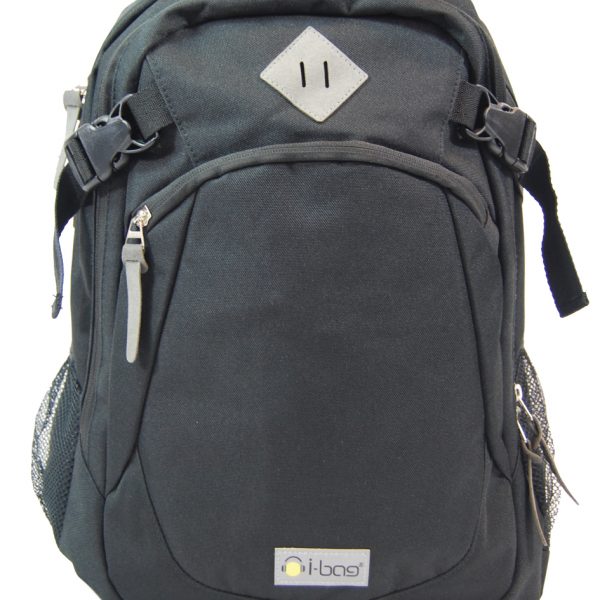 iBag BACKPACK WITH 2 COMPARTMENTS AND FRONT AND SIDE MESH POCKETS